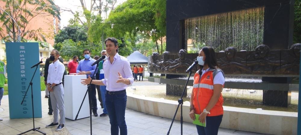 La Avenida Jardín y el segundo parque de Laureles fueron renovados en Medellín