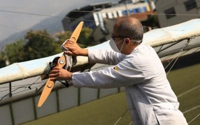 Institución Universitaria Pascual Bravo de Medellín construyó primer avión eléctrico del país
