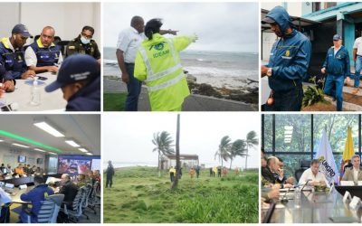 Tormenta tropical se aleja de San Andrés