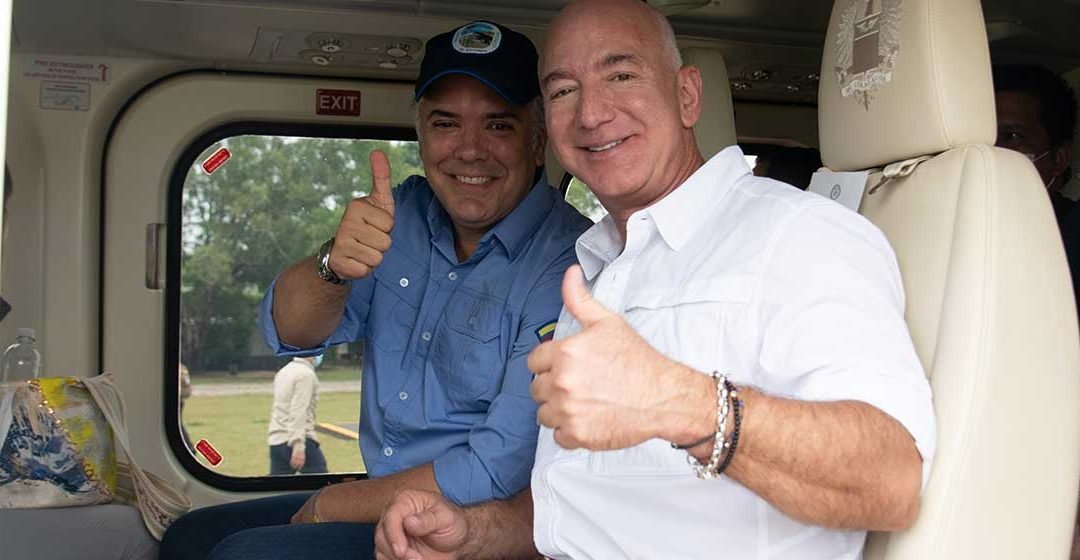 Duque y Jeff Bezos visitaron Chiribiquete