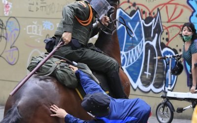 Procuraduría solicitó restringir uso de caballos de la Policía en manifestaciones