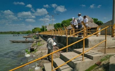 Comisión técnica de Minambiente recorrió Embalse del Guájaro