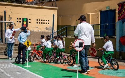 En Medellín, implementan acciones pedagógicas de movilidad segura