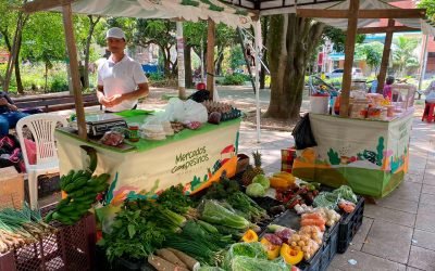 Ventas históricas en mercado campesino de Medellín