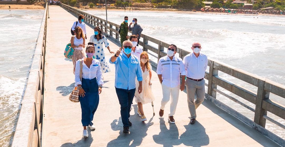 Entregan el nuevo muelle de Puerto Colombia