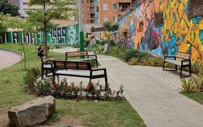 Más de 6.000 personas se benefician con renovación del parque El Chagualo, en Medellín