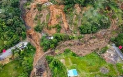 Deslizamiento bloqueó la vía Panamericana en Cauca