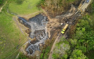 Avanza recuperación ambiental por afectaciones tras atentados Santander