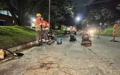 Realizan en Sabaneta rehabilitación de la avenida Regional