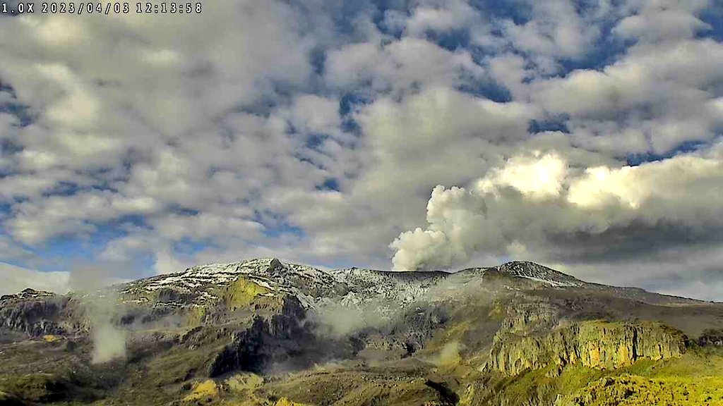 Activan plan de respuesta por actividad del Volcán Nevado del Ruiz