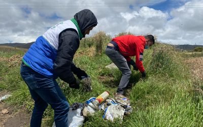 Realizan recolección de envases y empaques en páramo de Berlín