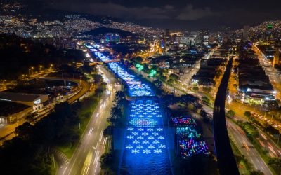 Medellín encendió los alumbrados navideños