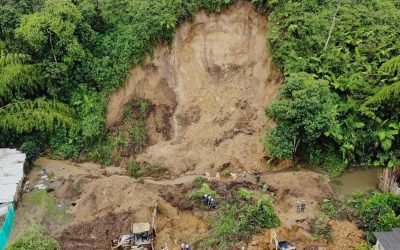 Once muertos y desaparecidos dejó emergencia por lluvias, en Antioquia