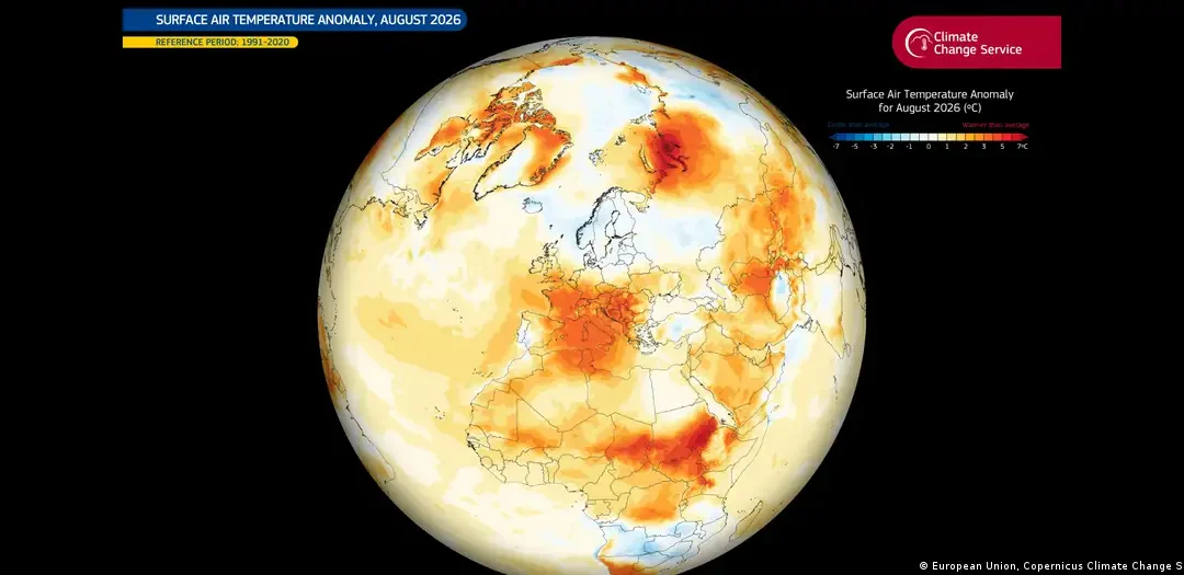 Agosto fue el más más caluroso que se haya registrado, según el monitor climático europeo