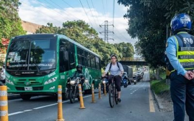 Intensifican controles en ciclorrutas de Medellín