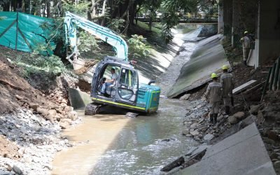 Con intervenciones en quebradas, Medellín reduce riesgos de emergencias