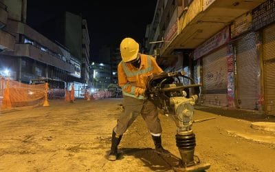 Más espacio público en Centro de Medellín con nueva obra en la Diagonal 50