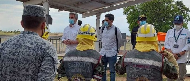 Coordina operativo para apagar incendio en Parque El Tuparro