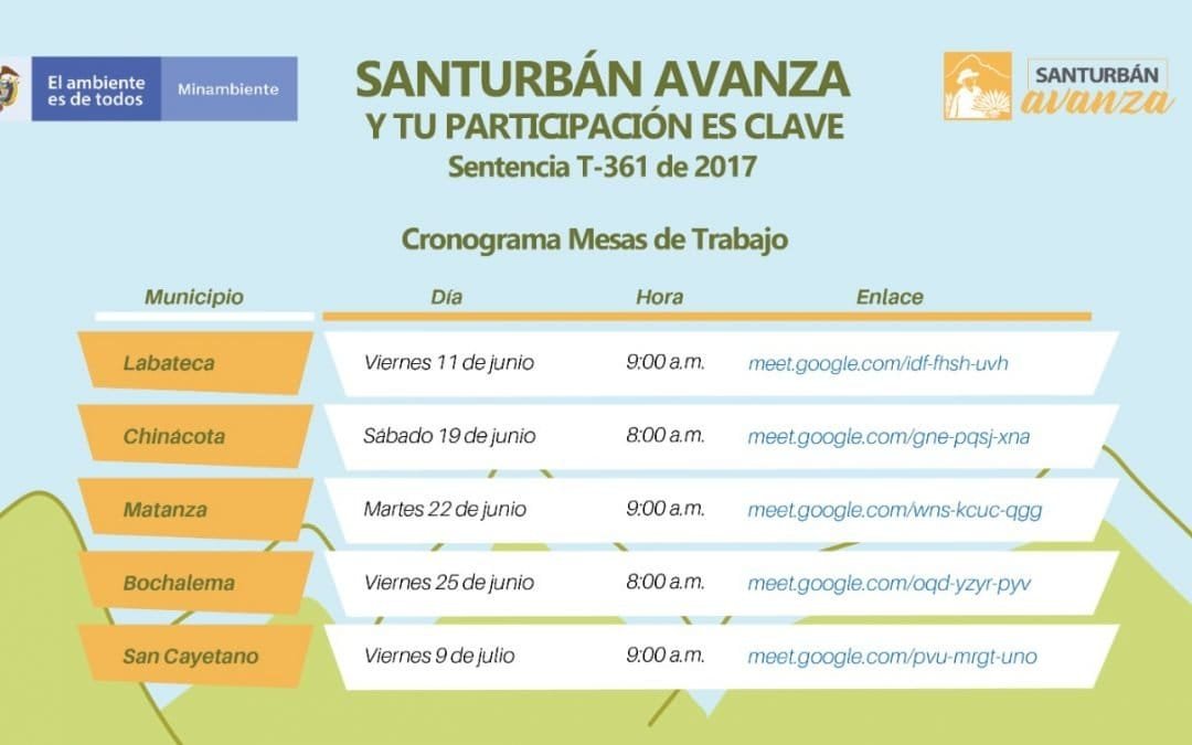 Avanzan mesas de trabajo para delimitación de Santurbán