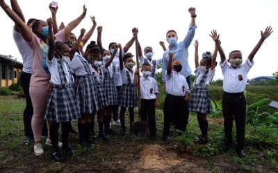 Niños de Chocó hablaron con el ministro Correa sobre medioambiente