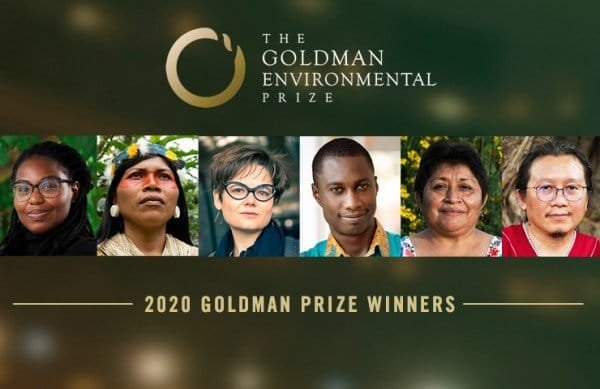 Listos los ganadores de los premios Nobel del medioambiente