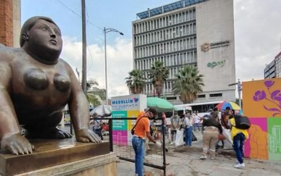 Se inició la segunda etapa de recuperación de la Plaza Botero