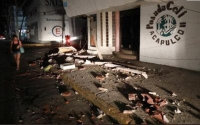 Un fuerte terremoto de 7,1 produjo pocos daños en centro y sur de México