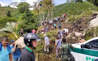 Cuatro niños murieron por deslizamientos en Antioquia